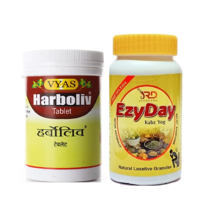 HARBOLIV TABLET 100TAB+EZYDAY KABZ YOG 120GM