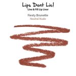 Nykaa Lips Don't Lie! Waterproof Line & Fill Lip Liner - Feisty Brunette 11 - Image 5