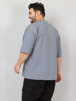 CHKOKKO Men's Plussize Oversized Half Sleeves T-Shirt - Image 2