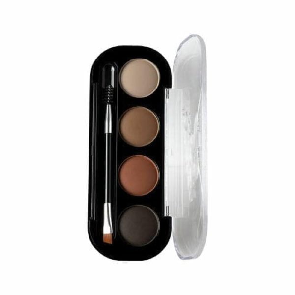 Eyebrow Powder Cake with Eyebrow Brush, Long Lasting WaterProof Eyebrow Palette