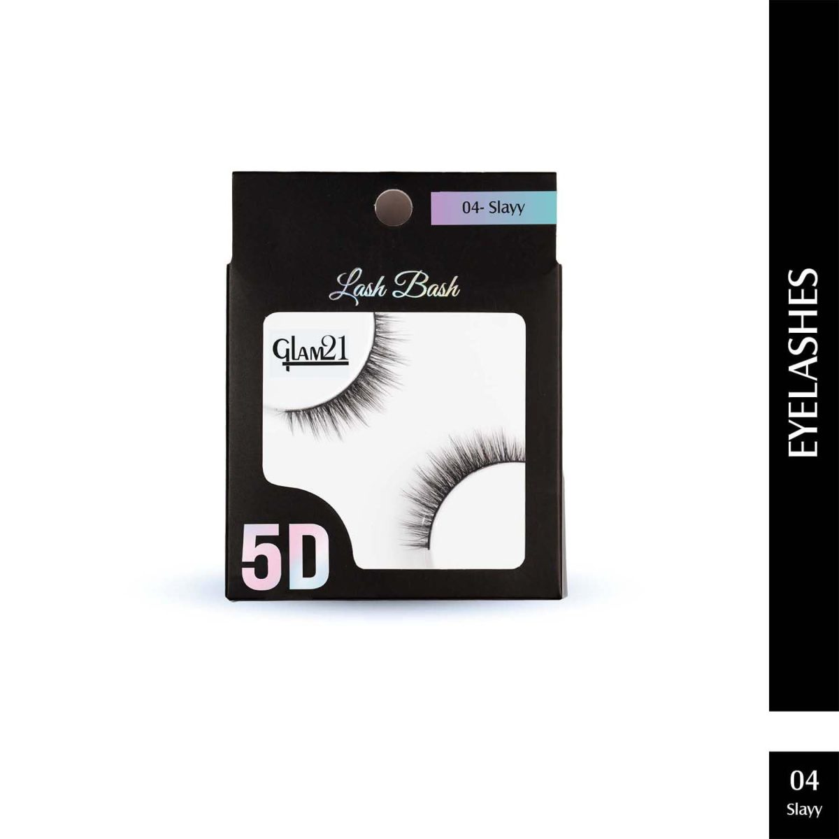 Glam21 Lash Bash Eyelashes - 5D Fake Eyelashes, False Eyelashes for Eye, 1 Pair, Natural & Soft - SLAYY - Image 2