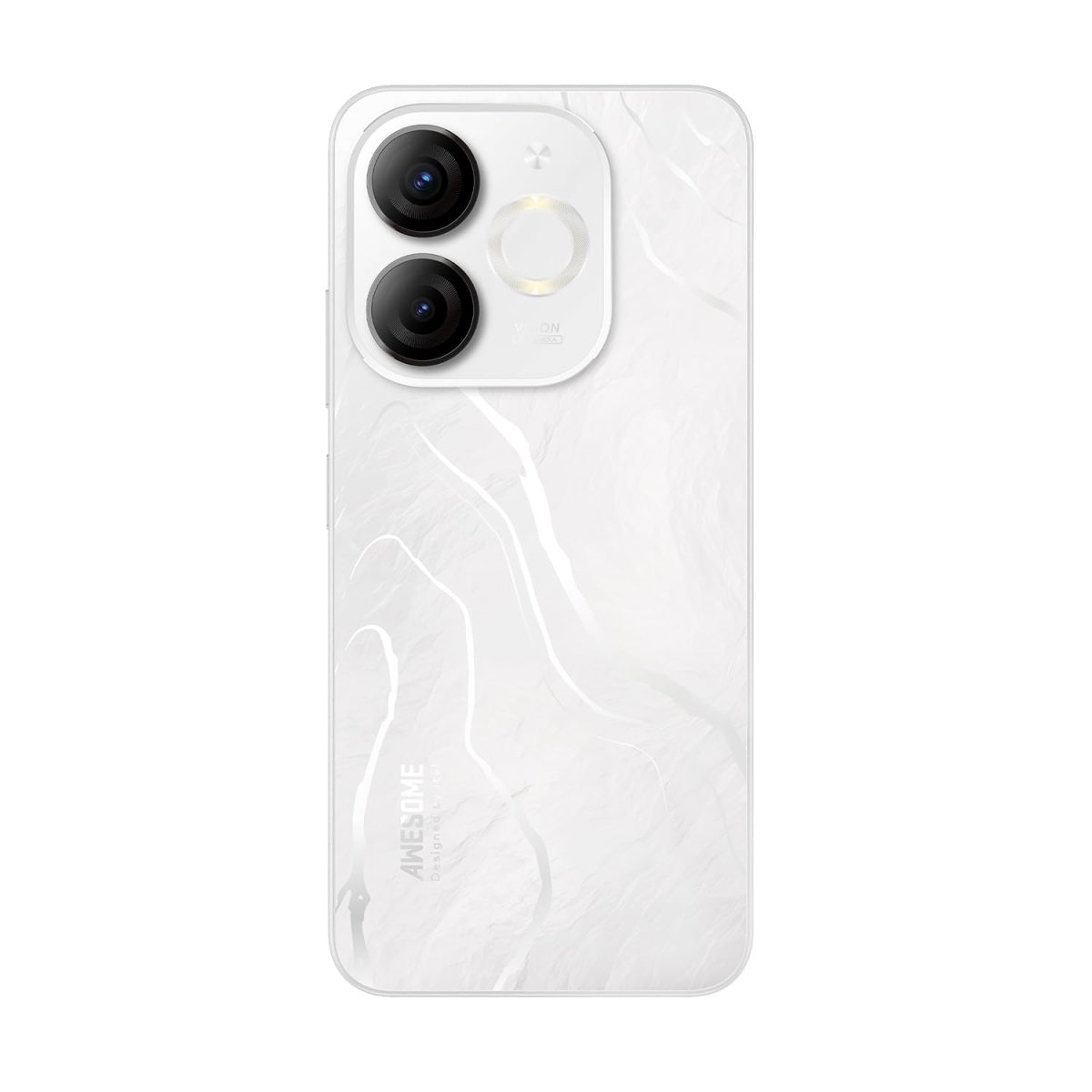 itel A80 | 120Hz Refresh Rate|Punch Hole Display|50MP Super HDR Cam| IP54 Dust & Splash Resistant | 3 Year Fluency | Ring Light Notification | 8GB RAM, 128GB ROM | Glacier White - Image 4