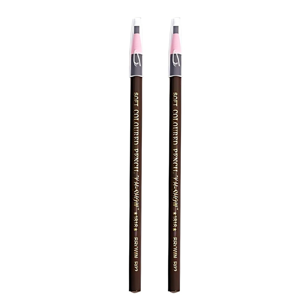 Globelle Brow Mapping Pencil with String – Precision Eyebrow Pencil for Microblading, Permanent Makeup, and Cosmetic Use- Brown (Pack of 2)