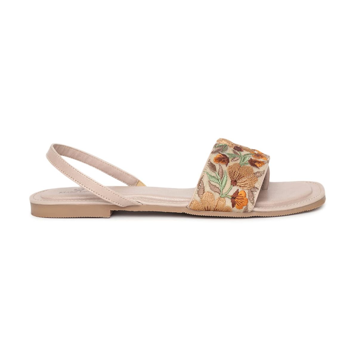 Marc Loire Women's Pair of Embroidered & Embellished Flat Fashion Sandals - Image 6