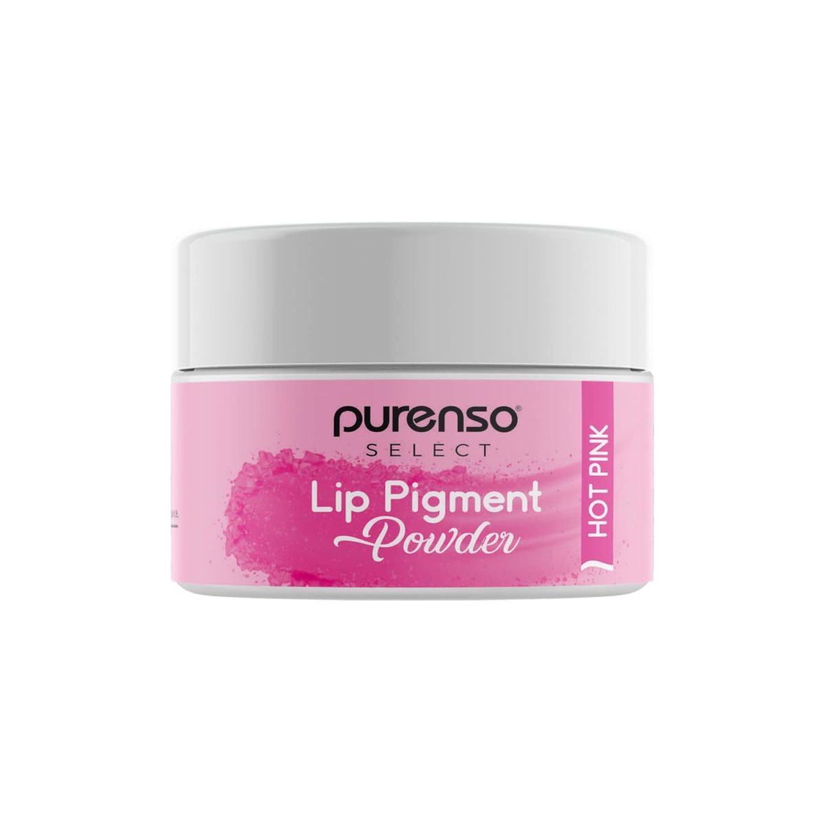PURENSO Select - Glossy Lip Pigment Powder - Hot Pink (10g x 1 Jar)