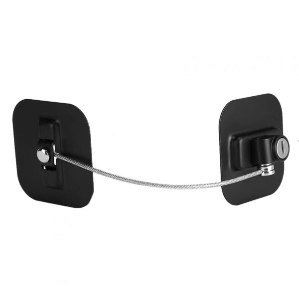 OlpadFridge Door Lock, 1PC Refrigerator Door Lock with Keys, Mini Fridge Door Locks, Freezer Lock and Child Safety Cabinet Lock, Fridge Freezer Refrigerator Cabinet Lock Latch with Strong Adhesiv (Safety Refrigerator Lock)