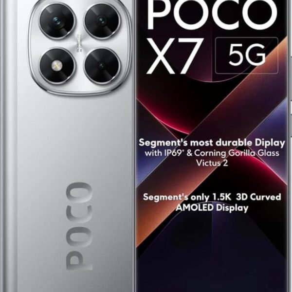 POCO X7 5G (Cosmic Silver, 256 GB) (8 GB RAM)