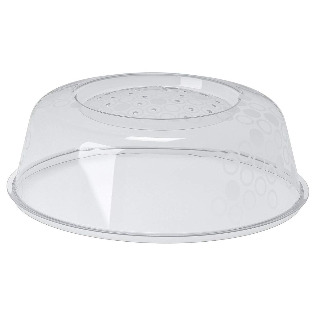 IKEA Microwave Oven Splatter Cover with Several Small Holes to Release Steam | Microwave Lid | Microwave Oven Splatter Cover | Withstand Tempretures Upto 100°C (Pack of 1)