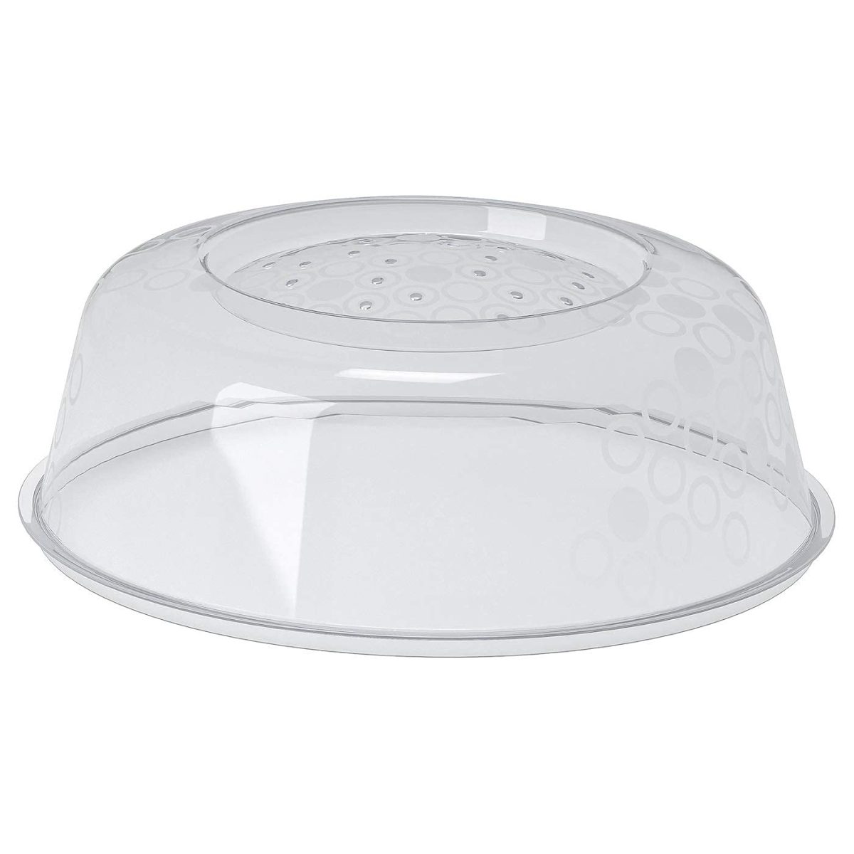 IKEA Microwave Oven Splatter Cover with Several Small Holes to Release Steam | Microwave Lid | Microwave Oven Splatter Cover | Withstand Tempretures Upto 100°C (Pack of 1)