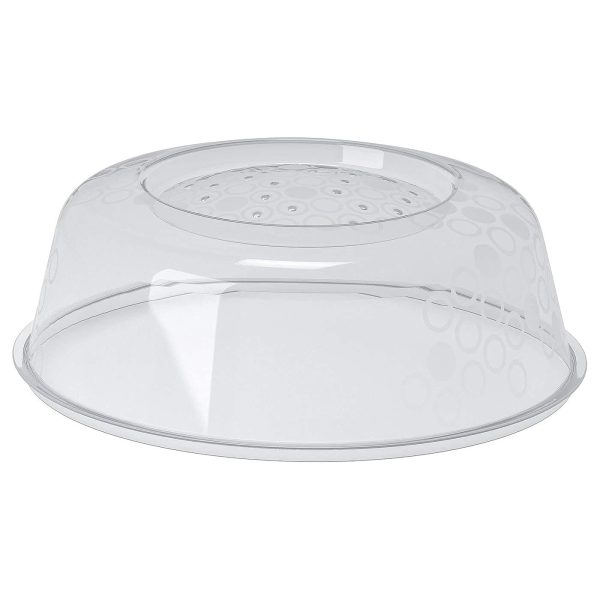 IKEA Microwave Oven Splatter Cover with Several Small Holes to Release Steam | Microwave Lid | Microwave Oven Splatter Cover | Withstand Tempretures Upto 100°C (Pack of 1)