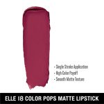 Elle 18 Elle18 Color Pop Lip Color, Cherry Wine (Matte) - Image 4