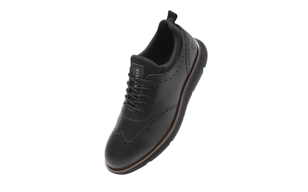 Neeman's Crossover Brogues for Men | Faux Leather (PU) on Mesh Base | Comfortable Semi-Casual Oxfords