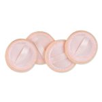 Gleva 4Pcs Washable Powder Puff Soft Face Makeup Sponge, Loose powder Foundation Blending Sponges Set, Beauty Blender, Round Shape Reusable Cosmetic Powder Puff Wet & Dry Tool For Women