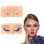 VIVIAN Eye Make Up Practice Dummy | Make Up Practice Face Board | Make up Face Practice Skin Board | For Beginners and Make Up Artists (Pack of 1)