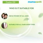 Mamaearth Castor Oil with 100% Pure Cold Pressed Castor Oil For Skin, Hair & Nails - 150 ml | Hydrates & Nourishes Skin | Promotes Hair Growth & Strengthens Hair | Strengthens Nails | Eyebrow & Eyelash Growth - Image 8