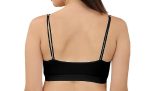 DKOALE Women Bra - Girls Bra Cotton Padded Bra Sports Bra (Full Coverage, Removable Padded) Free Size (Pack of 2), Size (28-30-32) - Image 4