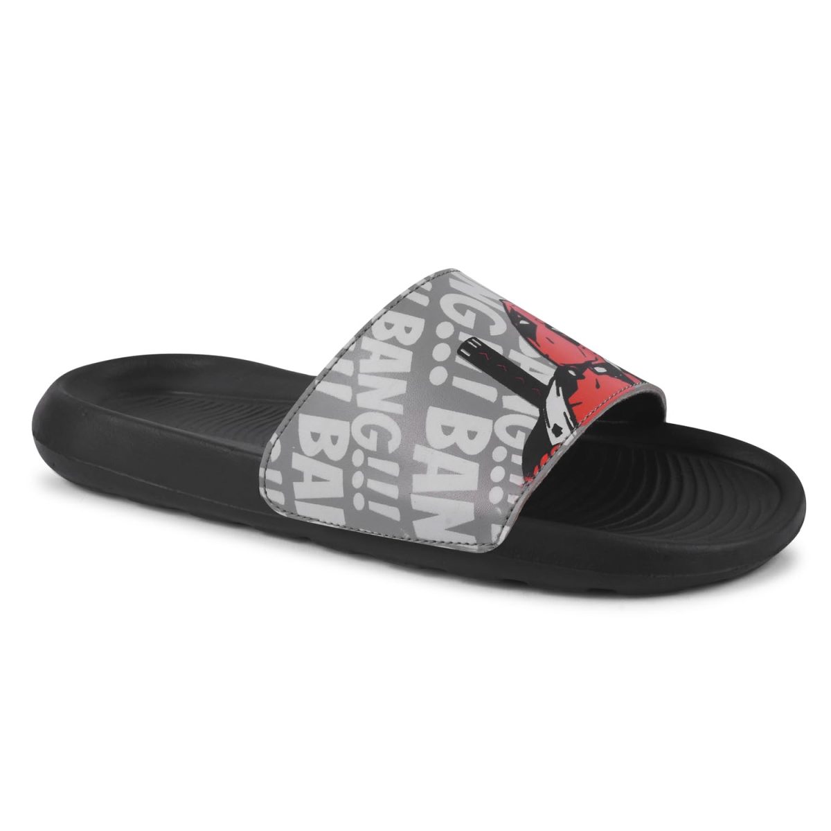 PERY-PAO Sliders Mens White, Black, Grey, Sky blue Solid Design Flip Flop & Slippers - Image 6