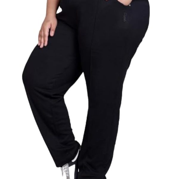 CUPID Women Regular Fit Cotton Track Pants,Comfortable Lower,Trouser,Sports Joggers,Night n Gym Wear Lounge Pant for Ladies