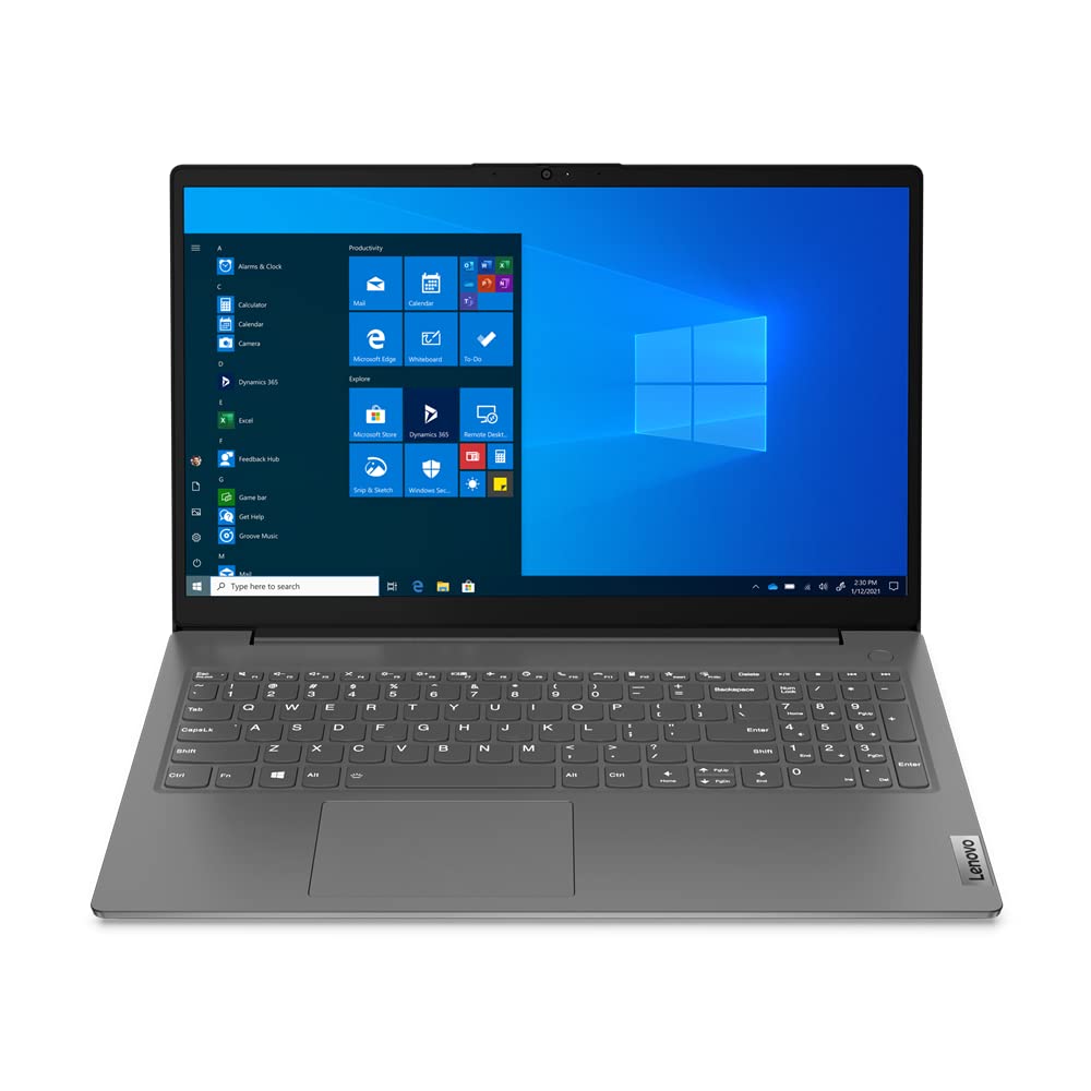 Lenovo V15 Intel Core i3 11th Gen 15.6" (39.62 cm) FHD Thin and Light Laptop (8GB RAM/256GB SSD/Windows 11/MS Office/Iron Grey/1.7 kg), 82KBA01HIH