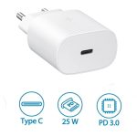 25W C-Type Super Fast Adapter Compatible with Samsung Galaxy S/A/M/F Series | Novobit Super Fast Charger Adapter for S23/S22/S21/21 fe/S20/M14 5G/M34/M54/M53/M33/M13/A34 - Image 4