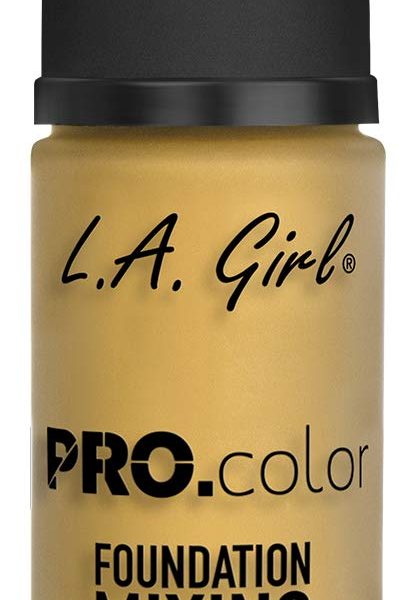 L.A GIRL Pro Color & Pro Matte Full Foundation For All Skin Type- Yellow Customize Your Shade To Match You |Shift Undertones Warmer & Cooler | Blue Mixing Pigment As A Translucent, Gel Formula 30 Ml,