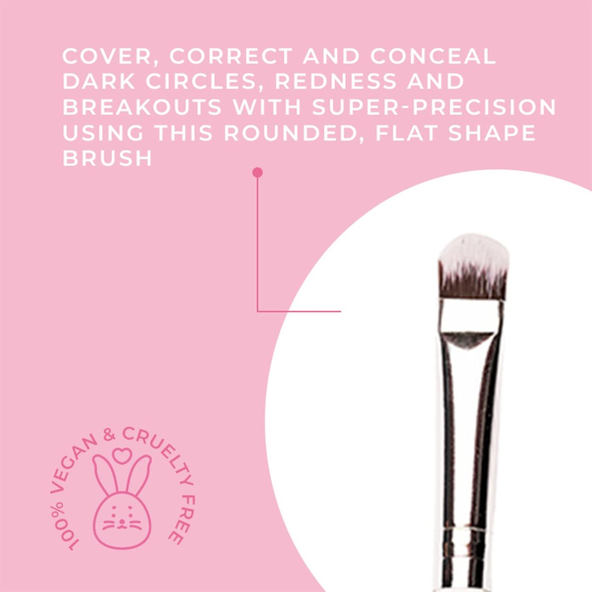 Praush P18 - Eyeshadow Application Flat Brush (Medium) - Image 8