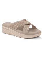 XE Looks Comfortable Women's Doctor Slippers – Orthopedic Sandals with Embellished Cross Straps and Cushioned Footbed for Girls & Womens - Image 5