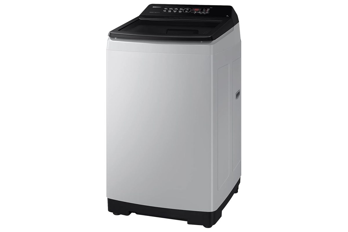 Samsung 7 Kg Inverter Ecobubble 5 Star Fully Automatic Top Load Washing Machine (WA70BG4441BYTL,Lavender Gray) - Image 2