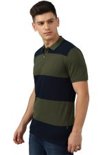 Louis Philippe Men's Premium Solid Polo T-Shirt Slim fit with Color Fastness - Image 2