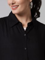 FUNDAY FASHION Women Regular Fit Solid Casual Shirt - Image 4