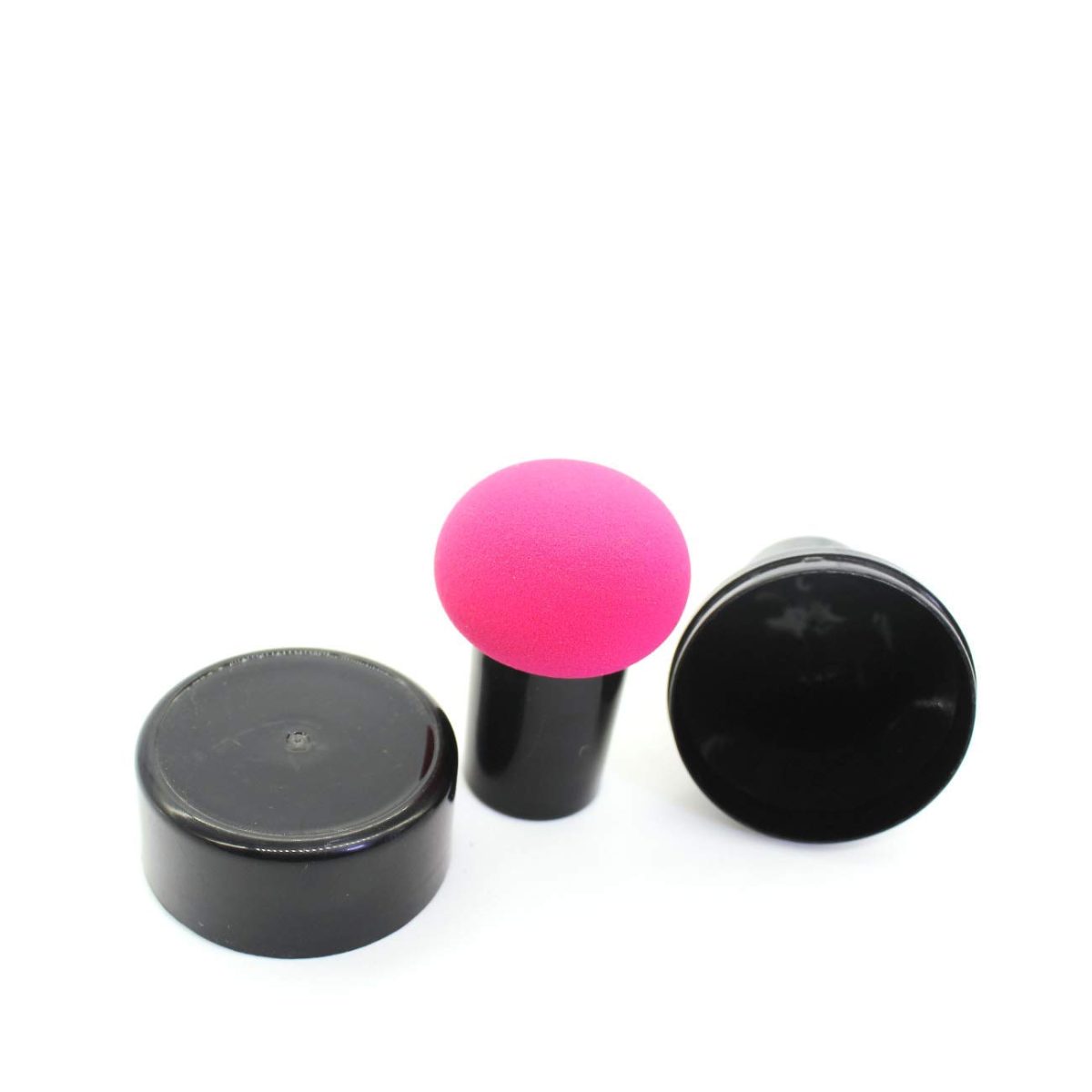 SUNISA Soft Cosmetic Loose Powder Mushroom Head Beauty Concealer Foundation Puff Brush (Pink) - Image 3