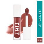 Tint Cosmetics Burgundy Lip Gloss for Women | Hydrating & High Shine | Lightweight & Non-Sticky with Vitamin-E & Grapeseed Oil | Gloss Lock Technology | All Skin Types | 2.5Ml (Minx) | FDA Approved - Image 2