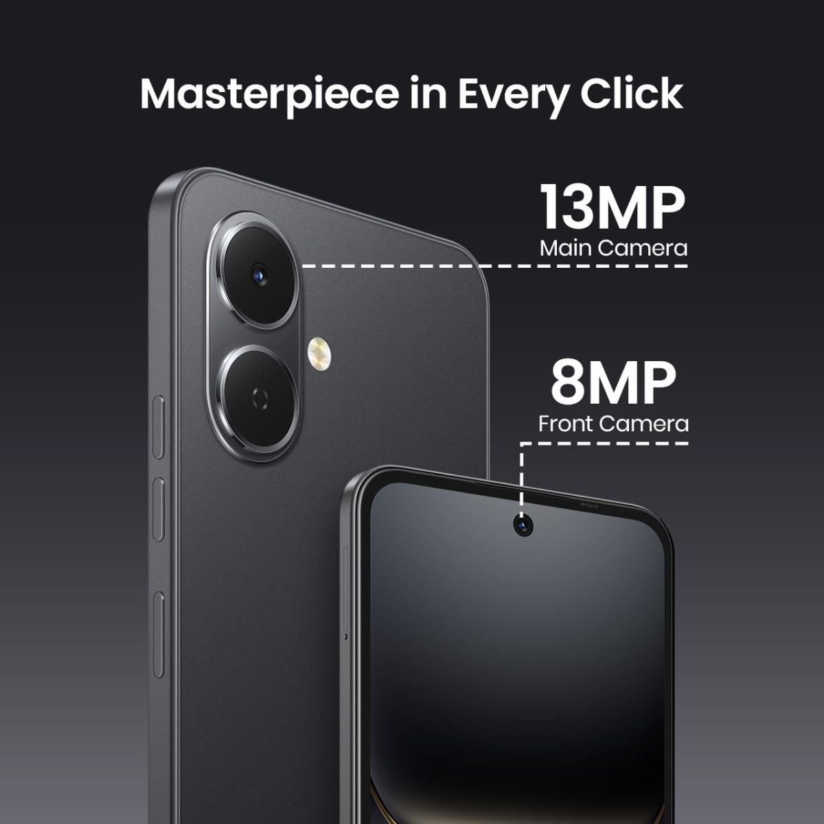 Spark GO 2 ( Ink Black , 4GB+64GB ) | Segment 1st IP64 SGS Certified | Segment's 1st AI with Indian Languages | Segment's 1st No Network Communications* | 120Hz Punch Hole Display | 5000mAh Battery - Image 11