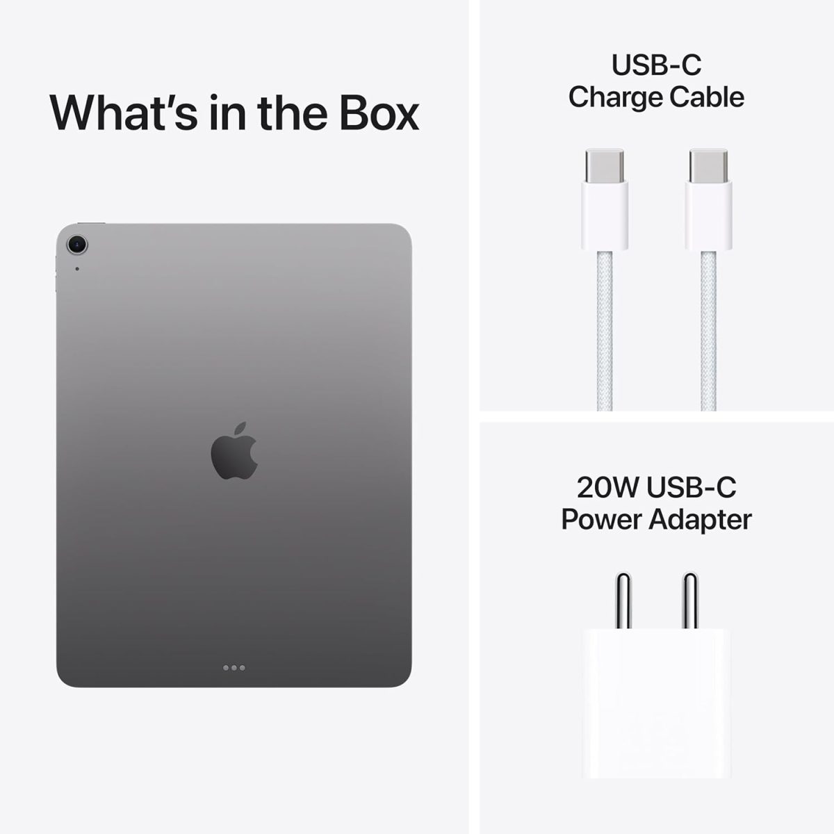 Apple iPad Air 13″ with M3 chip: Built for Apple Intelligence, Liquid Retina Display, 512GB, 12MP Front/Back Camera, Wi-Fi 6E, Touch ID, All-Day Battery Life — Space Gray - Image 6