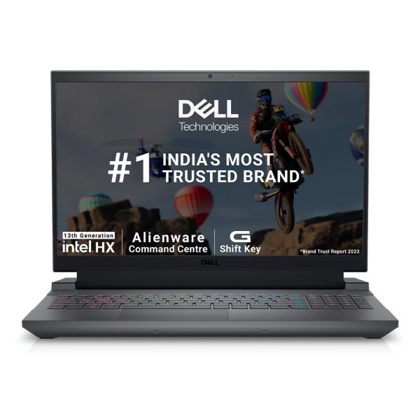 Dell Gaming G15 Laptop, 13th Gen Intel Core i5-13450HX Processor/8GB/512GB SSD/NVIDIA RTX 3050 (6GB GDDR6)/15.6" (39.62cm) FHD 120Hz 250 nits/Backlit RGB KB 4-Zone/Win 11 + MSO'21/Dark Shadow/2.65KG