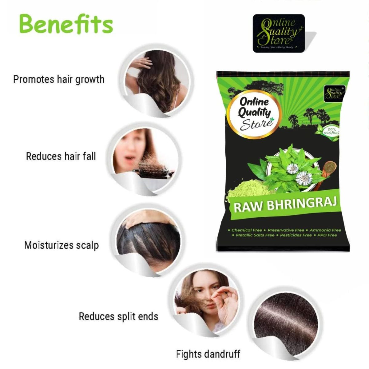 Online Quality Store raw bringaraj/bringraj dry leaves/Bhringraj Leaves/Bhangra - Eclipta Alba/False Daisy/Keshraj-100g - Image 5