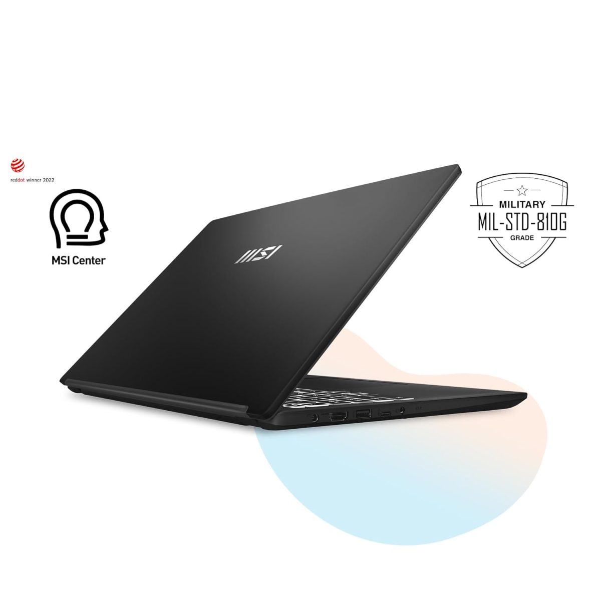 MSI Modern 15, Intel 13th Gen. i5-1335U, 40CM FHD 60Hz Laptop (16GB/512GB NVMe SSD/Windows 11 Home/Iris Xe Graphics/Classic Black/1.7Kg), B13M-289IN - Image 8