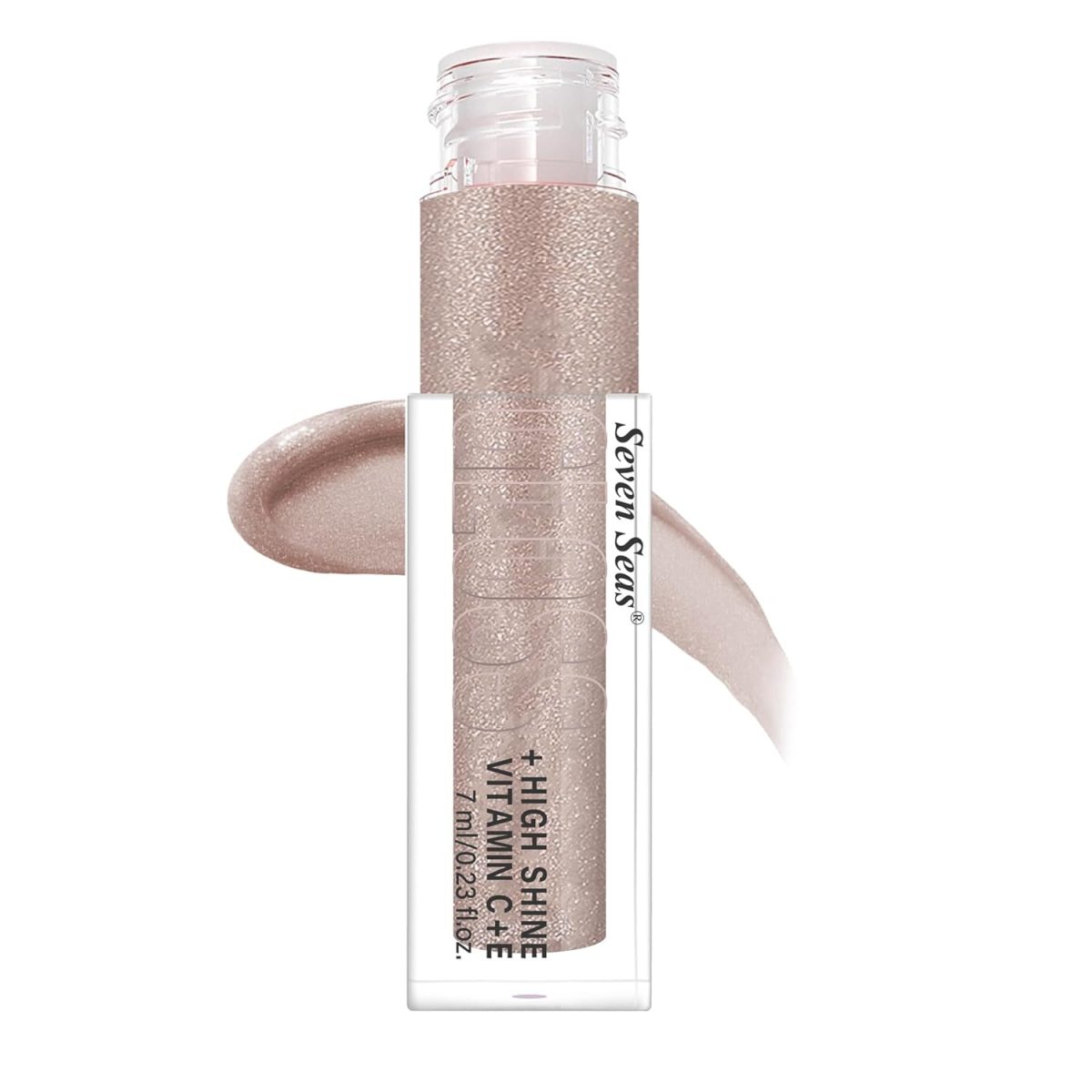 Seven Seas Babe Glittery Lip Gloss With High Shine Lip Color For Glossy Look |Lightweight Non Sticky Lip shiner For Moisturizing Lips (Penny_7ml) - Image 3