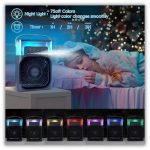 Drumstone 𝟏𝟓 𝐘𝐞𝐚𝐫𝐬 𝐖𝐚𝐫𝐫𝐚𝐧𝐭𝐲 Mini Air Cooler, Portable Air Conditioner Fan with 3 Wind Speeds & Spray Modes, Personal Desk Cooler, Adjustable Timer, LED Light_Multicolor - Image 5