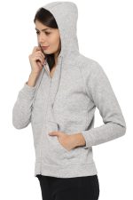 Allen Solly Women's Synthetic Hooded Neck Sweatshirt - Image 2