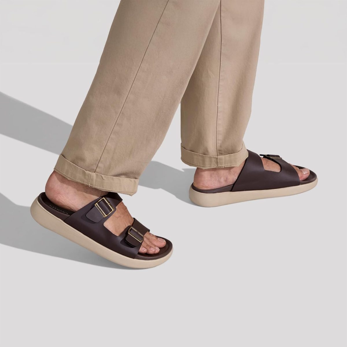 Neeman's PureWhoosh Flow Sandals for Men | Double-Buckle Comfort | Lightweight, Flexible & Stylish Everyday Wear - Image 3