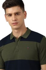 Louis Philippe Men's Premium Solid Polo T-Shirt Slim fit with Color Fastness - Image 4