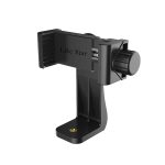 Like Star 360° Degree Mobile Phone Holder with Universal 1/4 Screw Adjustable Clamp Mobile Tripod Mount Adapter Compatible with Smartphones & TripodsnSelfie Stick (Black)