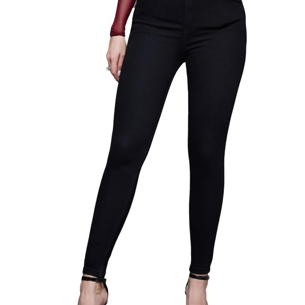 Miss Chase Women's Skinny Fit High/Mid Rise Regular Length Stretchable Denim Jeans