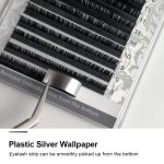 NAGARAKU Eyelash Extensions Individual Lashes 0.07 Thickness Curl-LC 7-15mm Mix Synthetics Classic 16 rows Matte Black Soft Natural (0.07 Thickness, LC curl) - Image 7