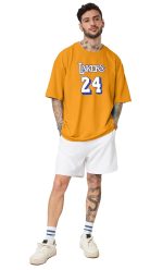 LEOTUDE Men's Cotton Oversized Fit T-Shirt - Image 4
