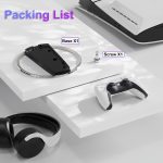 Juseisin for PS5 Vertical Stand Slim for Playstation 5 Consoles CFI-1000 Models, PS5 CFI-2000 Models Base with Screw, Anti-Rollover and Anti-Slip - Image 7
