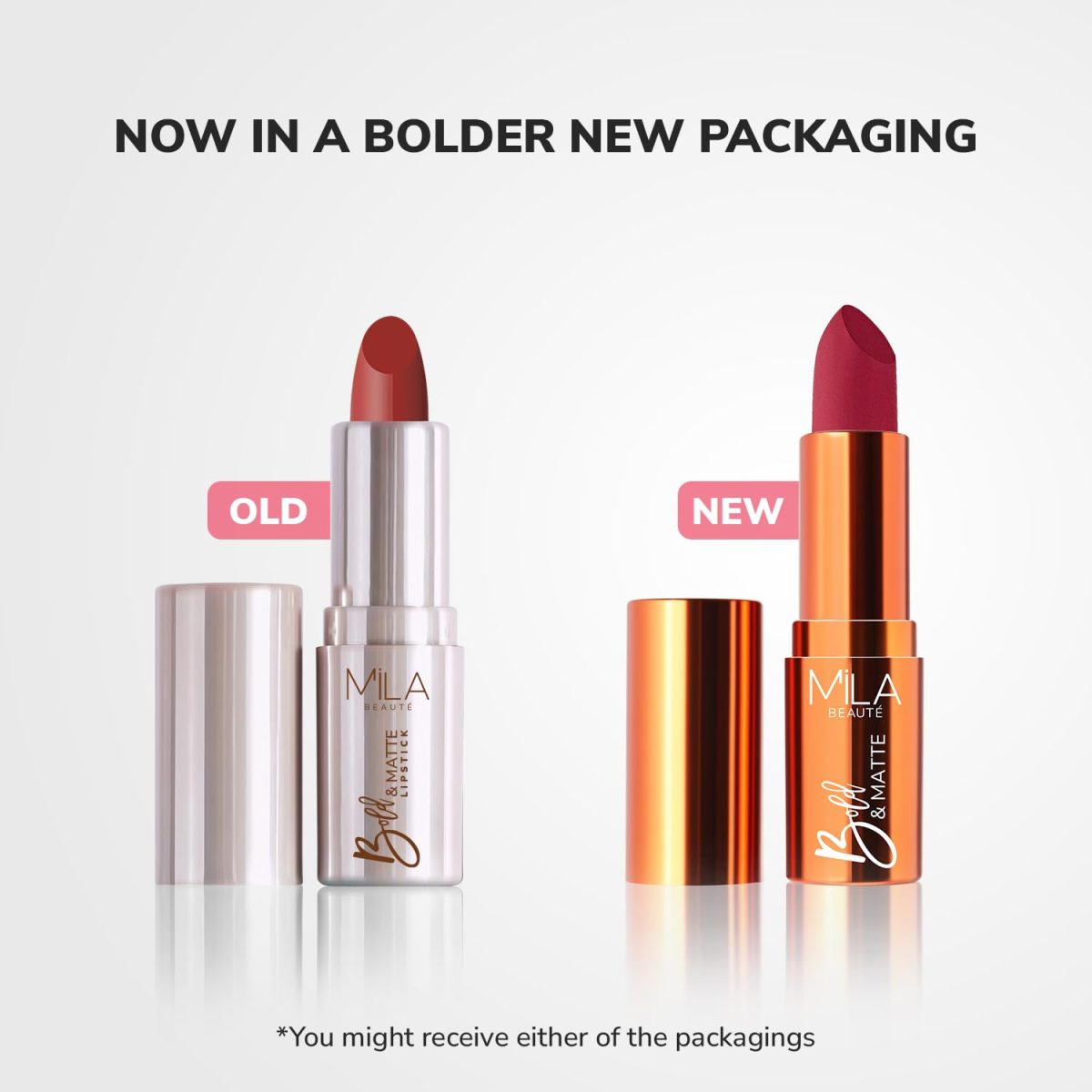 Mila Beauté Bold & Matte Long-Lasting Lipstick | Highly Pigmented Soft Matte Finish | Lightweight & Hydrating with Jojoba Oil | Shade - (Toasted 4.2g) - Image 8