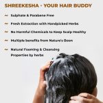 Pureus Herbals Shreekesha Amla Reetha Shikakai Sulphate & Parabene Free Shampoo for Thick & Strong Hair, Damage Control, Hair Growth & Hair Fall | Herbal Hair Cleanser & Pure Natural Ingredients for Women & Men (400 ml) - Image 9