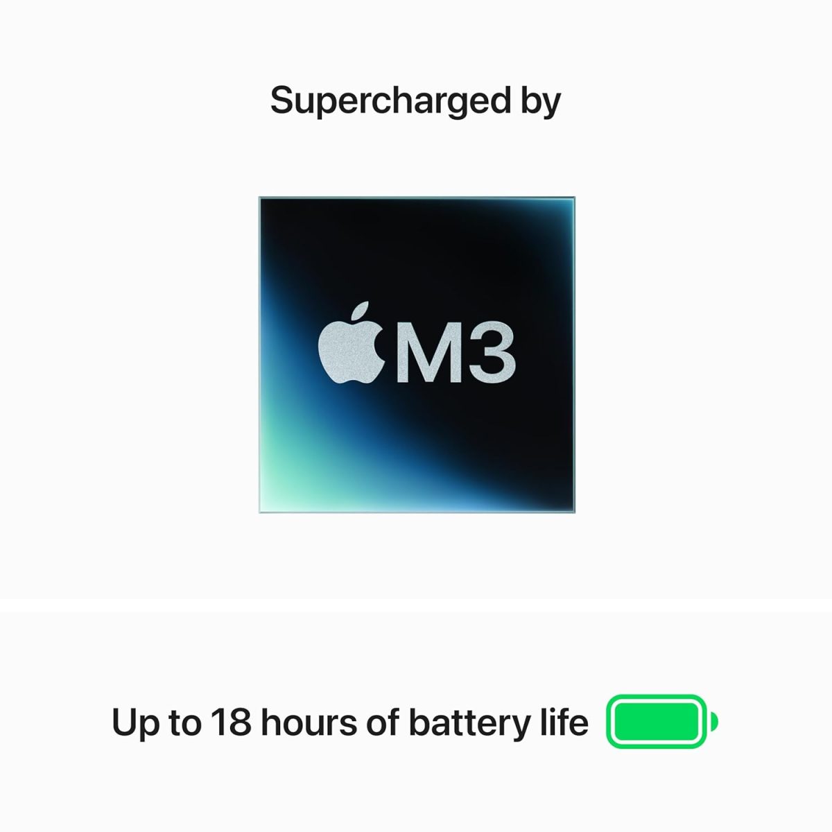 Apple 2024 MacBook Air 15″ Laptop with M3 chip: 38.91 cm (15.3″) Liquid Retina Display, 16GB Unified Memory, 512GB SSD Storage, Backlit Keyboard, 1080p FaceTime HD Camera, Touch ID- Midnight - Image 3